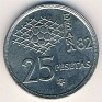 25 Pesetas Spain 1980 KM# 818. Subida por Granotius